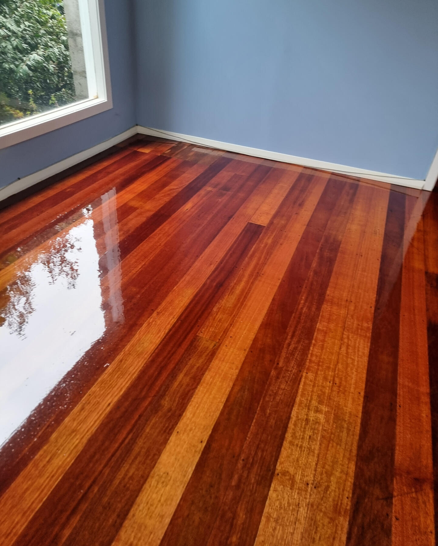 Kwila floor sanding and polishing in Porirua