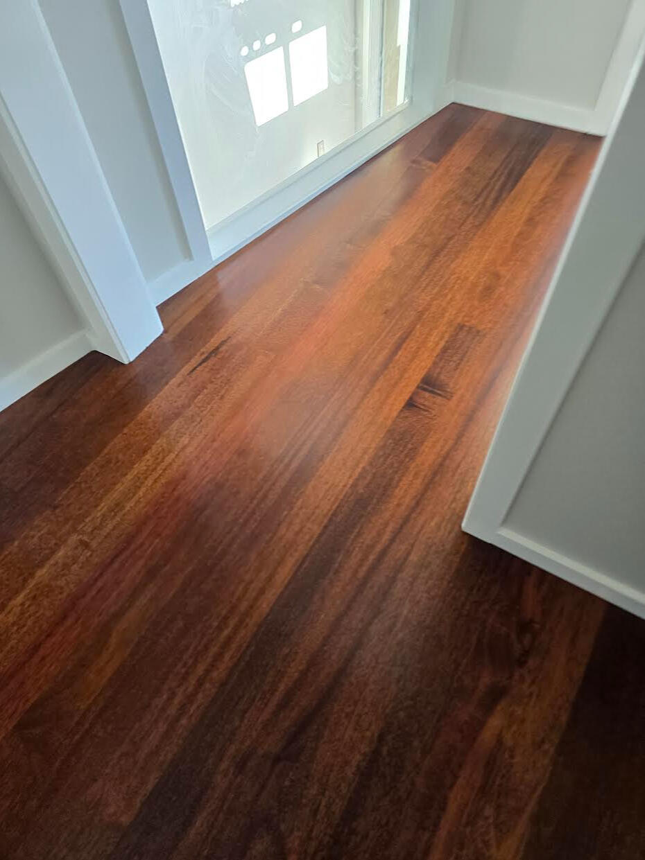 Kwila floor sanding and polishing in Newlands